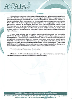 Copy of the Open Letter to Pope Francis for the Beatification of Sister Benigna - Parte 2