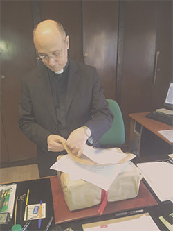 Opening of the documentation of the Diocesan Phase, by the Vatican, and the beginning of the Roman Phase